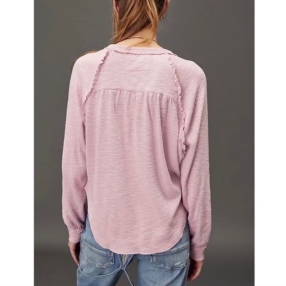 Pilcro | Anthropologie Diana Pullover Ruffle Raglan Top, Size M - Picture 9 of 13